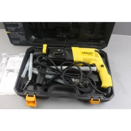 Перфоратор MOLOT MRH 2629 в чем. + (2 зубила, 3 сверла) уцененный (0354479580) (800 Вт, 3.0 Дж, 3 реж., патрон SDS-plus, вес 3.0 кг) (MRH262901127-у)